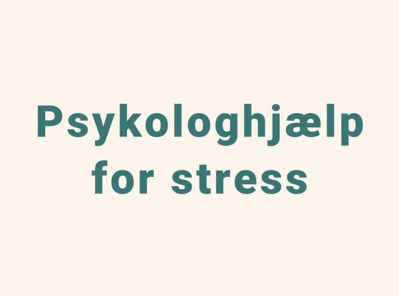 Vesterbro psykologhjælp for stress